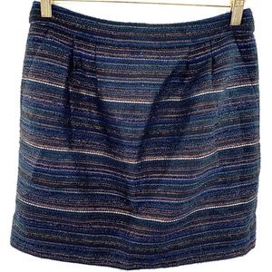 J. Crew factory metallic tweed mini skirt